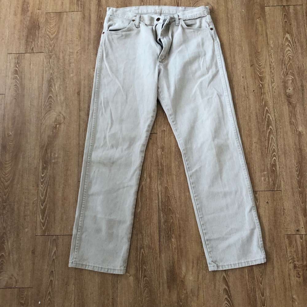 Vintage Wrangler cream jeans